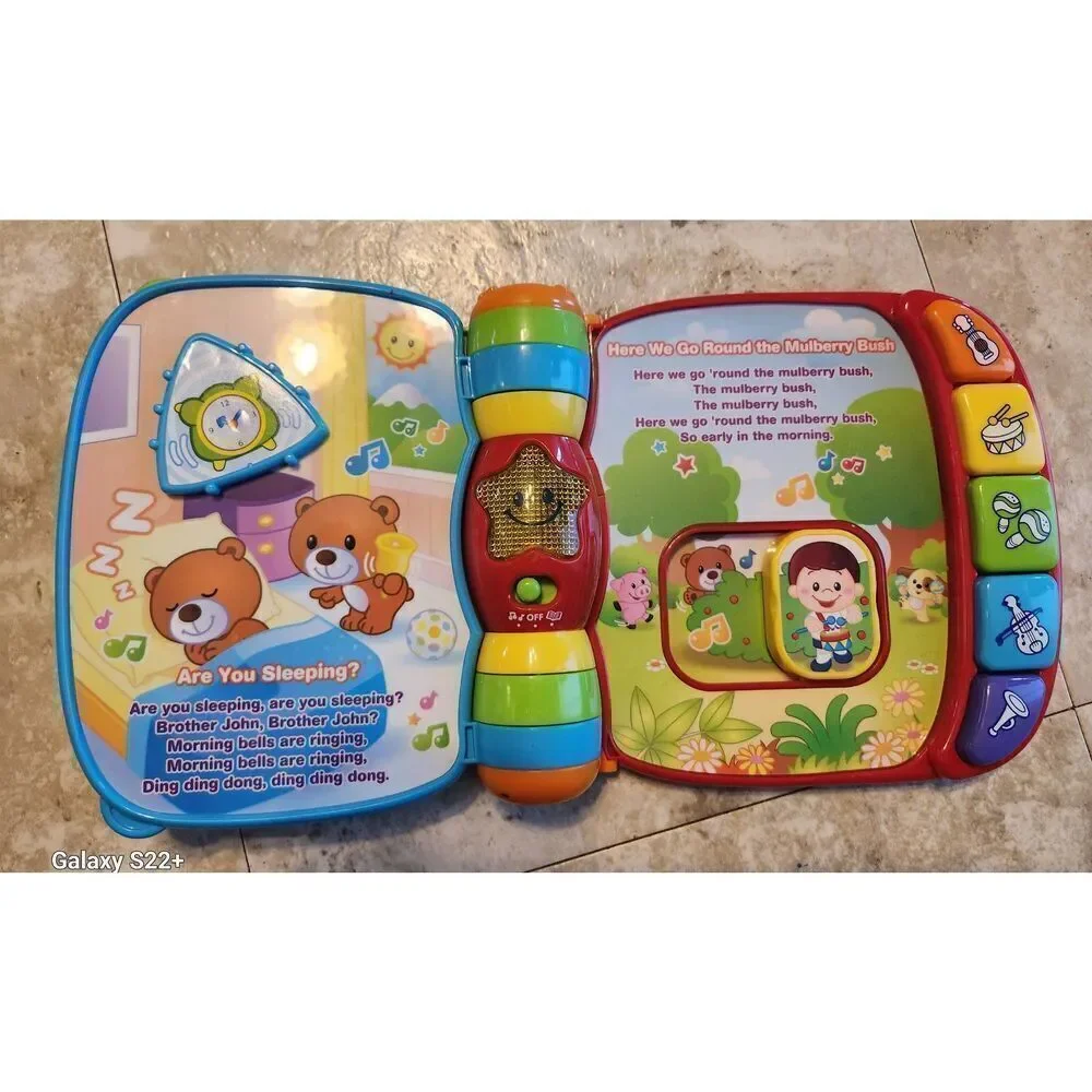 V-Tech Musical Rhymes electronic interactive book